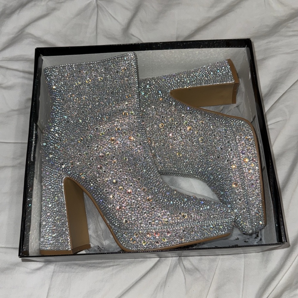 Forever Rhinestone Booties - Picture 7 of 9